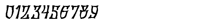Tatsukaze Italic Font OTHER CHARS