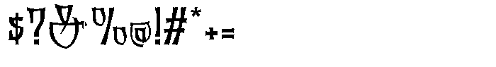 Tatsukaze Regular Font OTHER CHARS