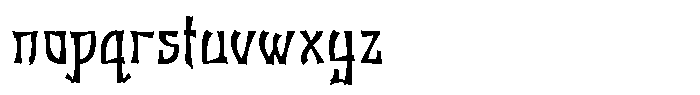 Tatsukaze Regular Font LOWERCASE