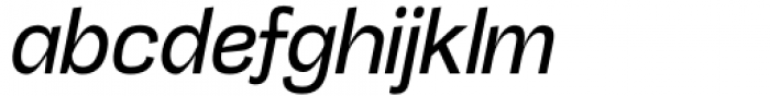 Tatype Medium Italic Font LOWERCASE