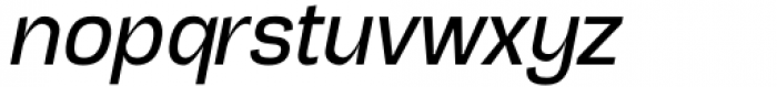 Tatype Medium Italic Font LOWERCASE