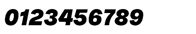 Tatype Neue Black Italic Font OTHER CHARS