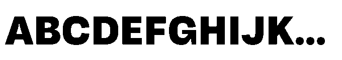 Tatype Neue Black Font UPPERCASE