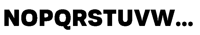 Tatype Neue Black Font UPPERCASE