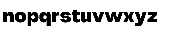 Tatype Neue Black Font LOWERCASE