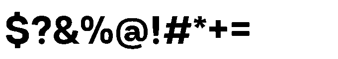Tatype Neue Bold Font OTHER CHARS