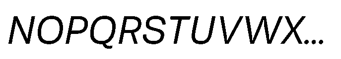Tatype Neue Book Italic Font UPPERCASE