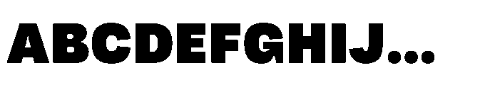 Tatype Neue Extra Black Font UPPERCASE