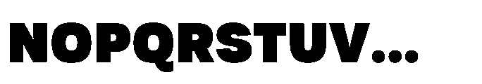 Tatype Neue Extra Black Font UPPERCASE
