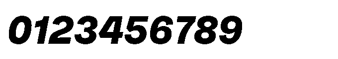 Tatype Neue Extra Bold Italic Font OTHER CHARS