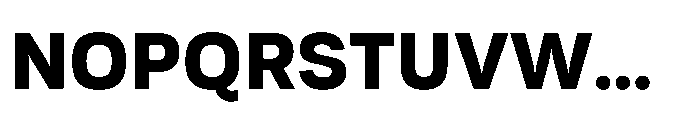 Tatype Neue Extra Bold Font UPPERCASE