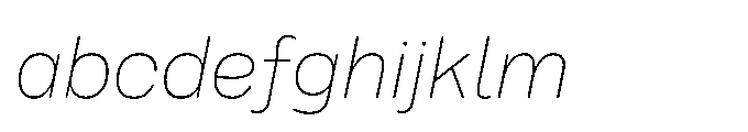 Tatype Neue Extra Light Italic FONT