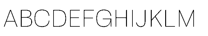 Tatype Neue Extra Light Font UPPERCASE