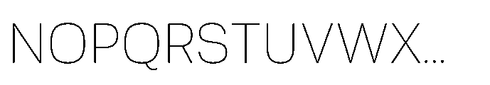 Tatype Neue Extra Light Font UPPERCASE