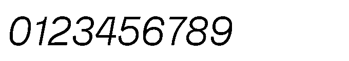 Tatype Neue Italic Font OTHER CHARS