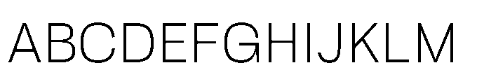 Tatype Neue Light Font UPPERCASE