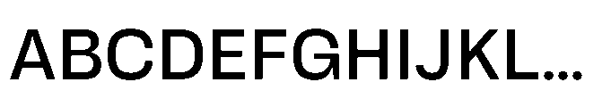 Tatype Neue Medium Font UPPERCASE