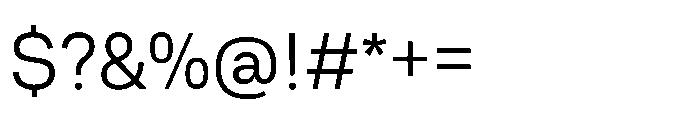 Tatype Neue Regular Font OTHER CHARS
