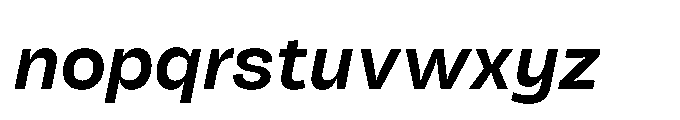 Tatype Neue Semi Bold Italic Font LOWERCASE