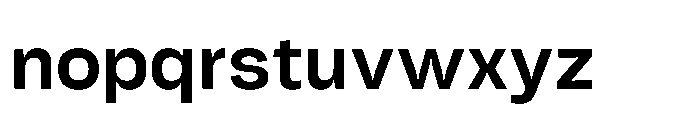 Tatype Neue Semi Bold Font LOWERCASE