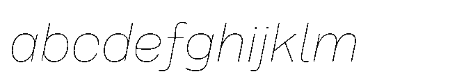 Tatype Neue Thin Italic FONT