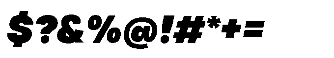 Tatype Neue VF Italic Extra Black Italic Font OTHER CHARS