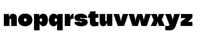 Tatype Neue VF Thin Font LOWERCASE