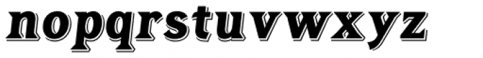 Tavern Alt Extra Bold Italic Font LOWERCASE