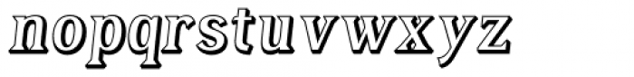 Tavern Alt Open Italic Font LOWERCASE