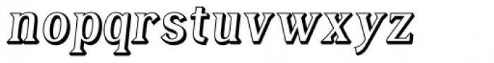 Tavern Alt Open X Italic Font LOWERCASE