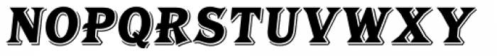 Tavern Alt S Extra Bold Italic Font LOWERCASE