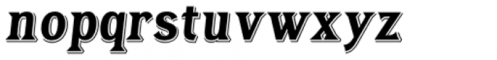 Tavern Bold Italic Font LOWERCASE