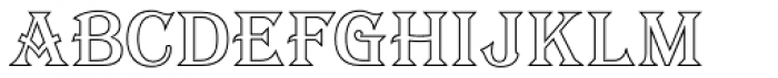 Tavern Out S Font LOWERCASE