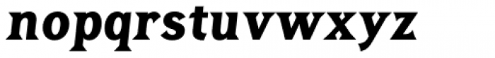 Tavern Plain Extra Bold Italic Font LOWERCASE