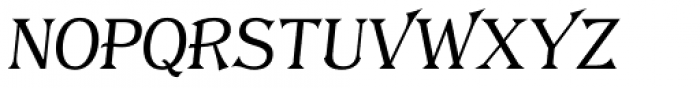 Tavern S Plain Light Italic Font LOWERCASE