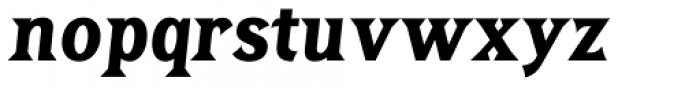Tavern X Plain Extra Bold Italic Font LOWERCASE