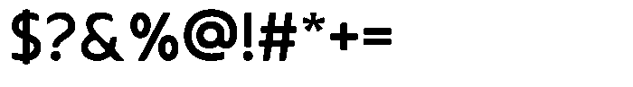 Tavo Zonalia Font OTHER CHARS