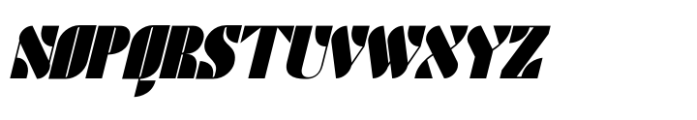 Tavrex Italic Font UPPERCASE