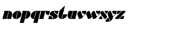 Tavrex Italic Font LOWERCASE