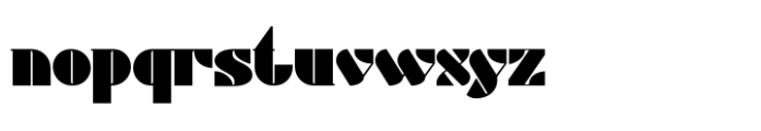 Tavrex Regular Font LOWERCASE