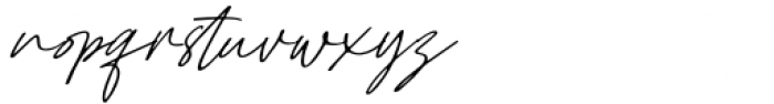 Taylor Hand Italic Font LOWERCASE