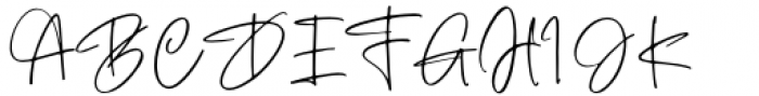 Taylor Hand Regular Font UPPERCASE