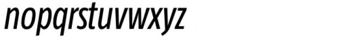 Taz Condensed Italic Font LOWERCASE