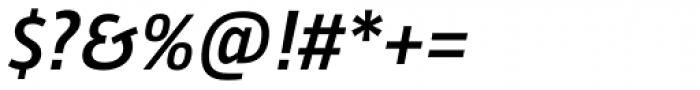 Taz SemiBold Italic Font OTHER CHARS