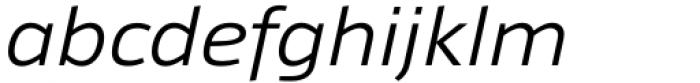 Taz Wide SemiLight Italic Font LOWERCASE