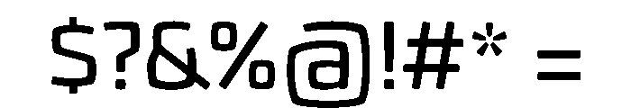 TacaPro Regular Font OTHER CHARS