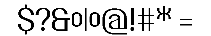 Talisman Compact Regular Font OTHER CHARS