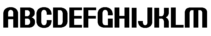 Talisman Compact Variable Bold Italic Font UPPERCASE