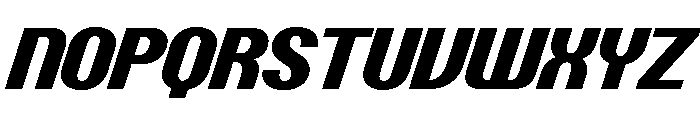 Talisman Compact Variable Extrabold Italic 2 Font UPPERCASE