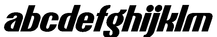 Talisman Compact Variable Extrabold Italic 2 FONT
